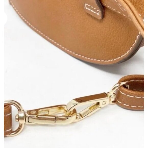 Rachel Zoe NWT Edessi Vegan Leather Convertible Crossbody & Belt Bag Brown - Picture 14 of 16